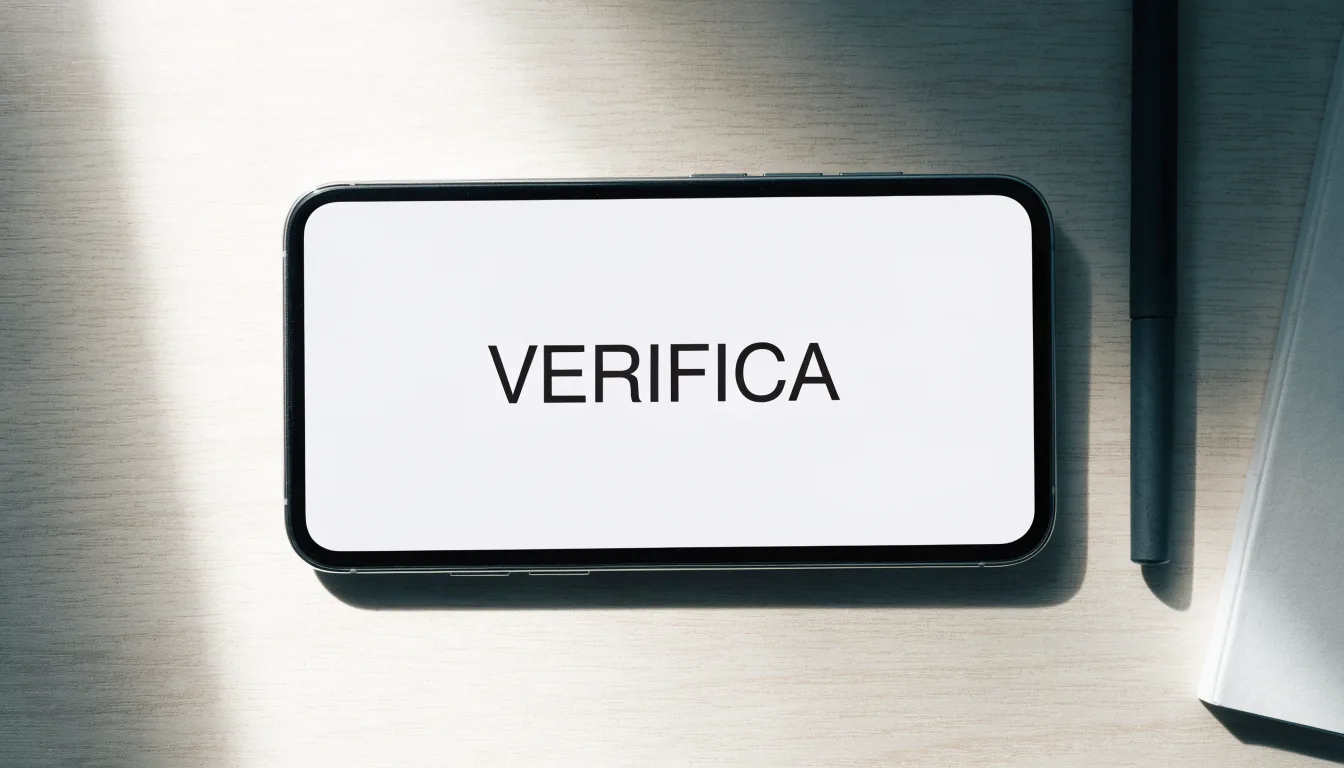 Un foglio di concessione in carta con un timbro rosso, appoggiato su una scrivania di legno accanto a una penna