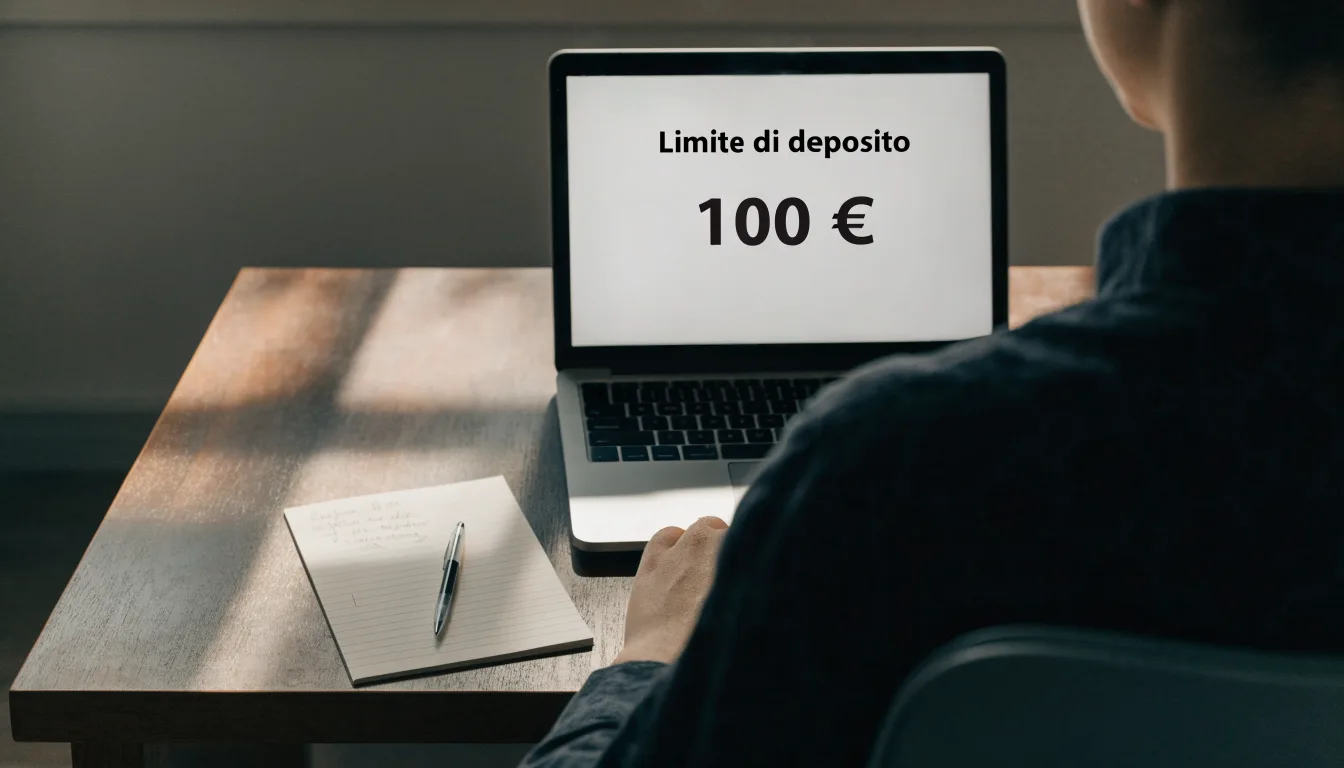 Un foglio di concessione in carta con un timbro rosso, appoggiato su una scrivania di legno accanto a una penna