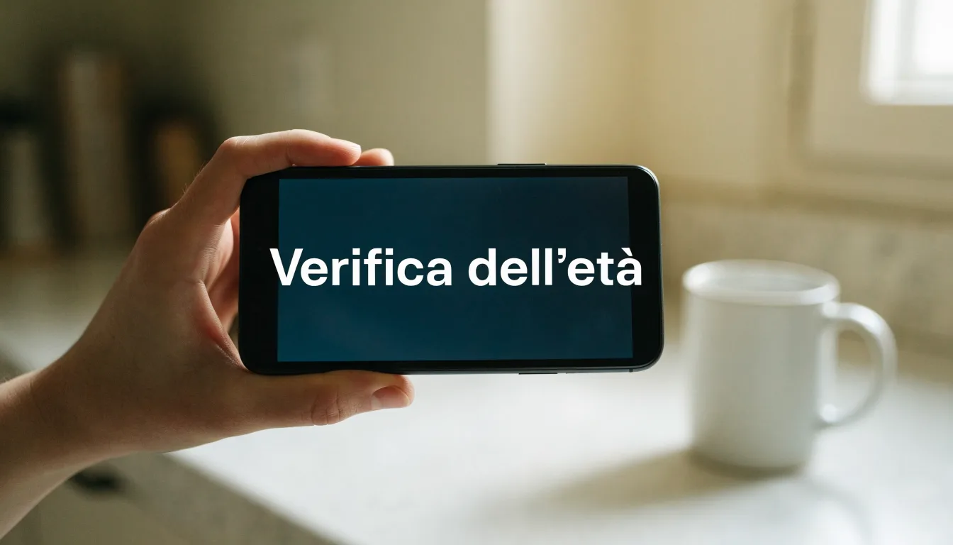 Un documento di identità appoggiato accanto a uno smartphone con un timer sullo schermo, su un tavolo da cucina