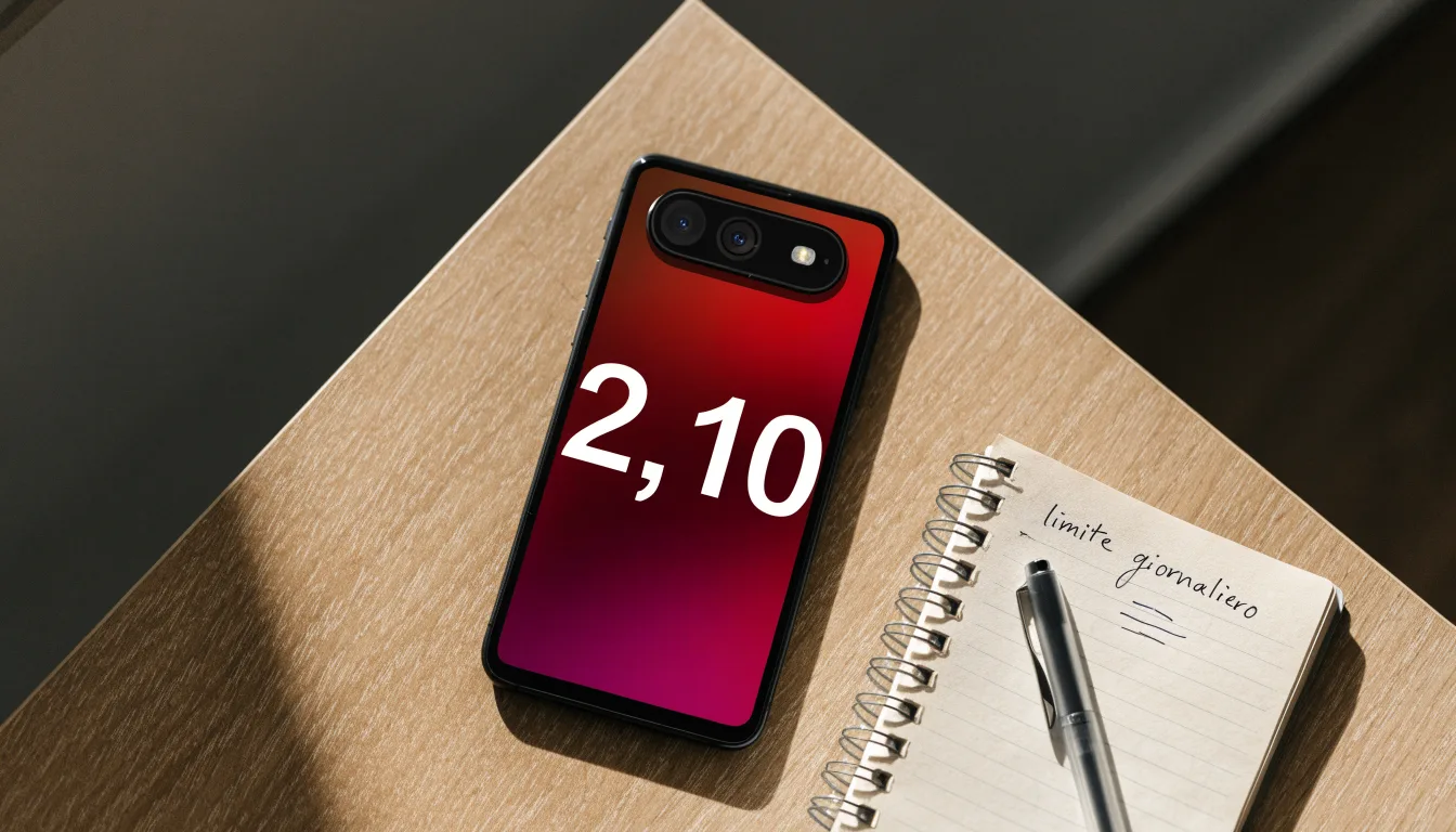 Un foglio di concessione in carta con un timbro rosso, appoggiato su una scrivania di legno accanto a una penna