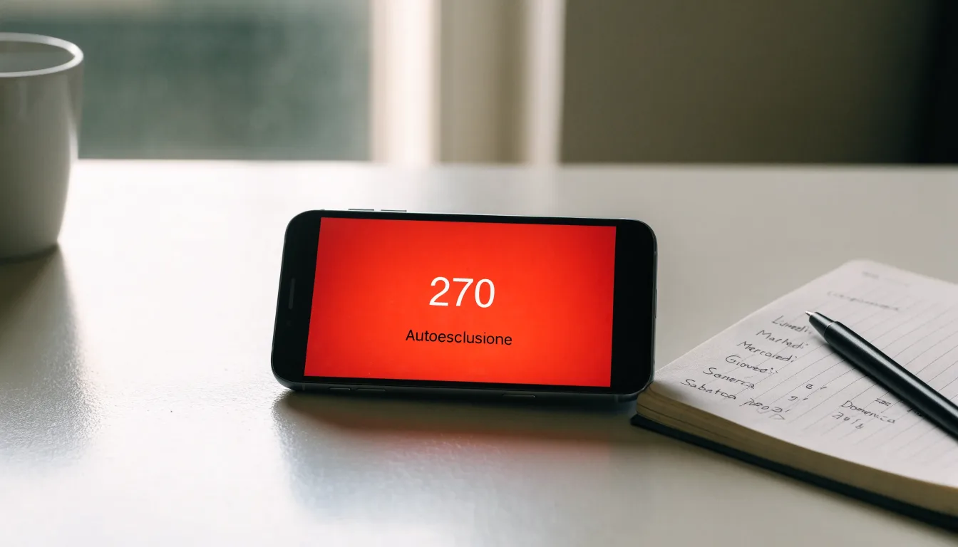 Un documento di identità appoggiato accanto a uno smartphone con un timer sullo schermo, su un tavolo da cucina
