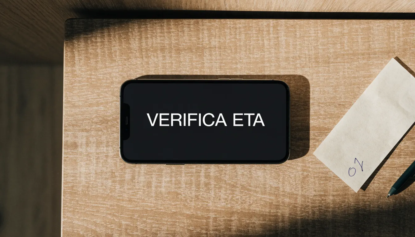 Un foglio di concessione in carta con un timbro rosso, appoggiato su una scrivania di legno accanto a una penna